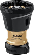 Underhill Magnum UltraMAX Premium PRO Series-TurboShift 1 Inch Garden Water Hose Nozzle, Sprayer, Jet, Metal and Rubber, Adjustable, NG650-DFH-10