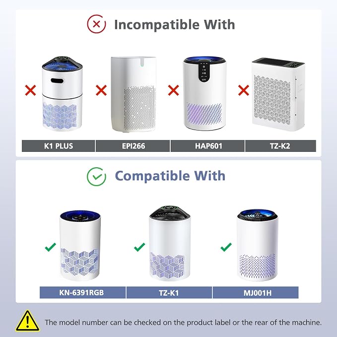 3 Pack TZ-K1 Replacement Filter Compatible - Image 2