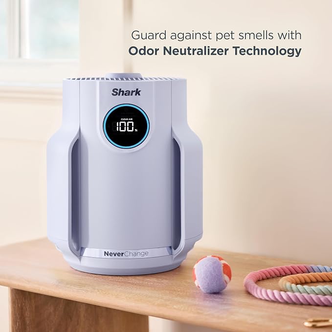Shark Air Purifier for Home, NeverChange Compact Pro, for Bedroom, Home Office - Image 4