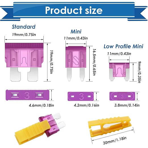 304Pcs Car Fuses Assortment Kit - Image 3