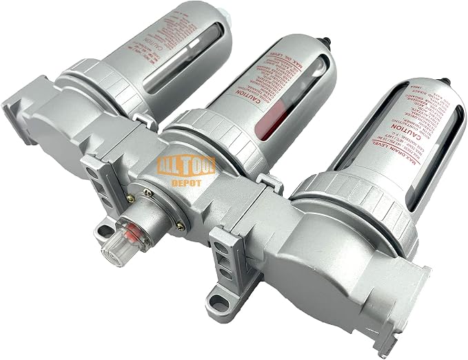 1/4" NPT MID FLOW 3 Stages Filter Coalescing Desiccant Dryer System - Image 5