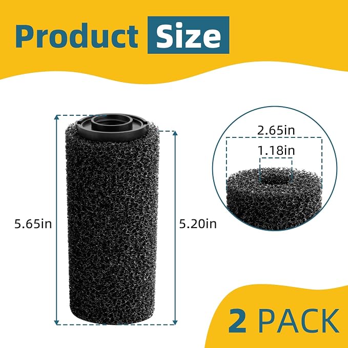 Pond Pre Filter for Beckett Pond G FR DP Pump, Prefilter Sponge Roll - Image 2