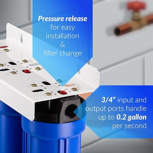 iSpring Whole House Water Filter System, Highly Reduces up to 99% Chlorine - Image 4