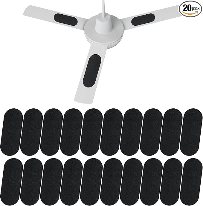 20 Pack Ceiling Fan Filters for Blades, Carbon Fan Blade Filter by Unknown