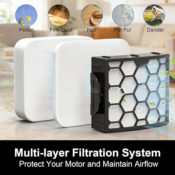 LA702 LA555 Filter Replacement for Shark Rotator Pet Lift-Away ADV Upright - Image 4