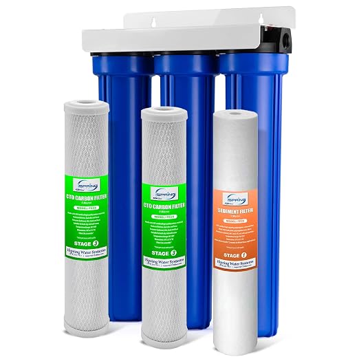 iSpring Whole House Water Filter System, Highly Reduces up to 99% Chlorine by iSpring