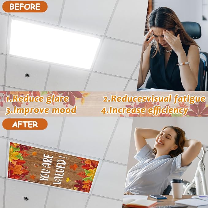 8 Pcs Fluorescent Light Covers - Image 4