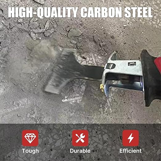 1-3/16''(30mm) HCS Reciprocating Saw Blade, Saber Shovel Length Cleaning Tool for Removing Tile Grout Glue Gaps