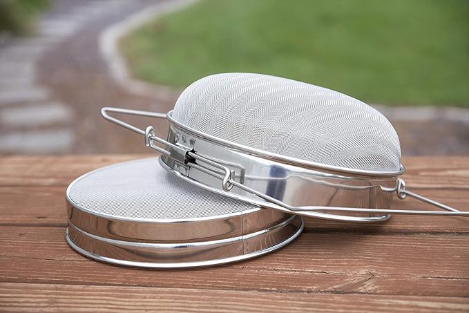 VIVO Stainless Steel Honey Strainer Double Sieve, Bee Keeping Equipment Filter - Image 5
