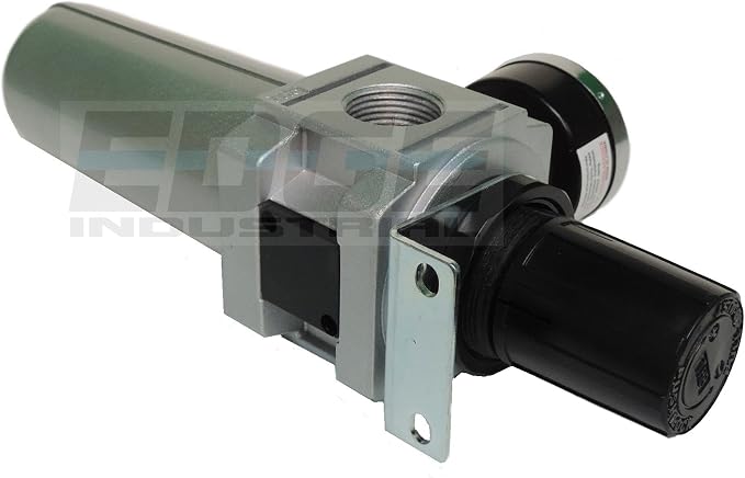 Heavy Duty Compressed AIR Filter Regulator Combo Piggyback, Metal Bowl - Image 4