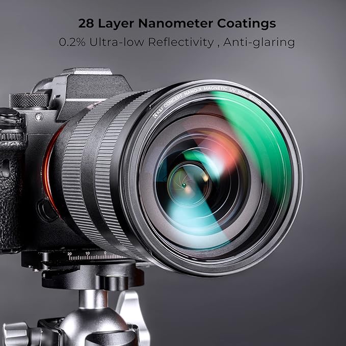 K&F CONCEPT 62mm Magnetic MC UV Lens Protection Filter + Lens Filter Cap | 1s - Image 5