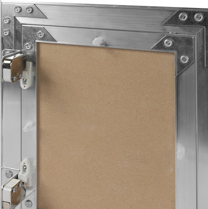 8" x 10" Inch Aluminum Drywall Access Panel - Service Shaft Door - Plumbing, Electricity, Heating, Alarm Wall Inspection hatch for Drywall - Bathroom Service Access Hole Cover