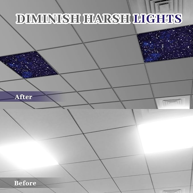 Baquler 2 Pcs 2 x 2 ft Fluorescent Light Covers - Image 3