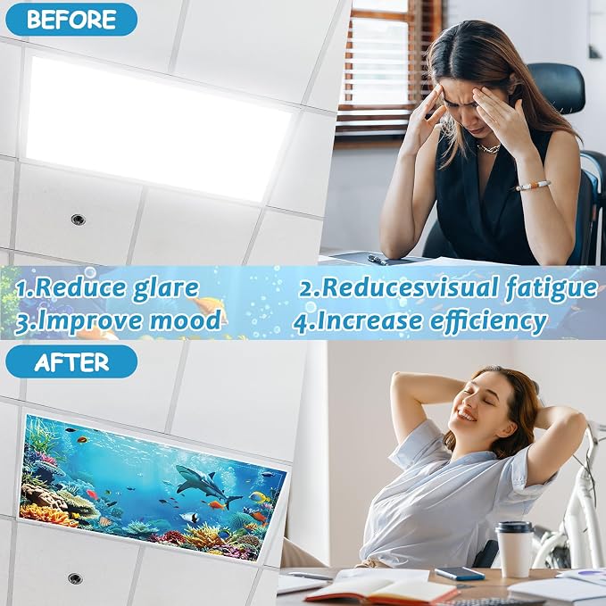 12 Pcs Fluorescent Light Covers - Image 4