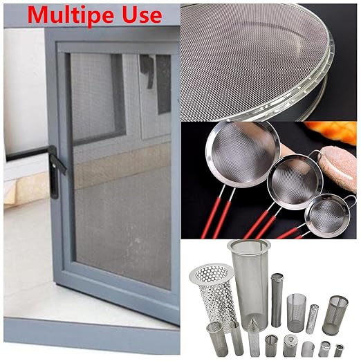 Stainless Steel Mesh Screen #60Mesh -Size:15.7"x47.2" SS304 Wire Mesh Screen - Image 7