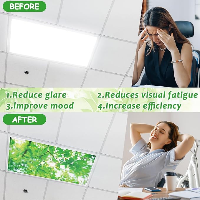 8 Pcs Fluorescent Light Covers - Image 4