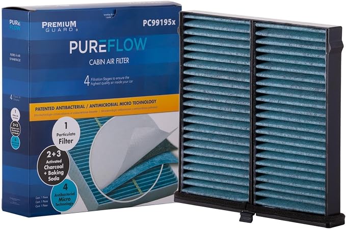 PUREFLOW PC99195X Cabin Air Filter | Fits 2016-2024 Mazda CX-3 2.0L; 2016-2021 - Image 3