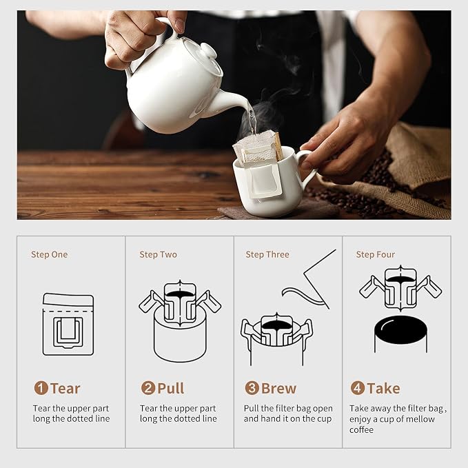 Hanging Ear Drip Coffee Bag Holder - Image 7