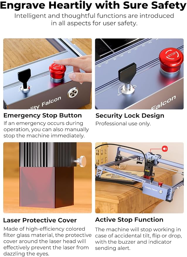 Creality 10W Laser Engraver, Falcon Pro - Image 6