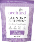 Orchard Laundry Detergent Powder Natural Deep Cleaning Laundry Powder for Sensitive Skin - Lavender Chamomile - Plant Based Effective Ingredients - 3.5lbs - Enzyme-Powered, Eco Friendly Detergent