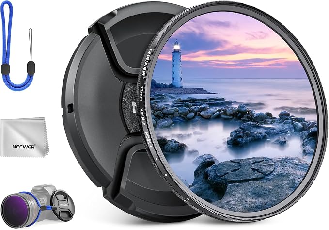 NEEWER 72mm ND2-32 Variable ND Filter by Neewer
