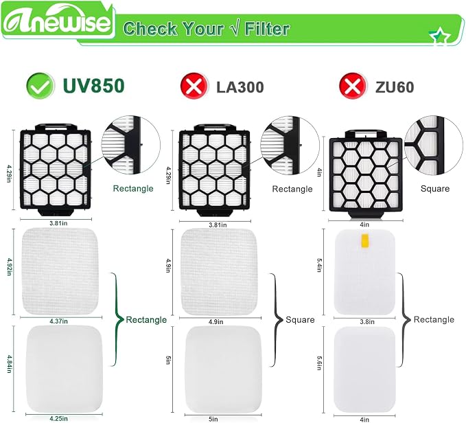 Filter Replacement for Shark UV900 UV950 Pet Performance Lift-Away DuoClean - Image 3