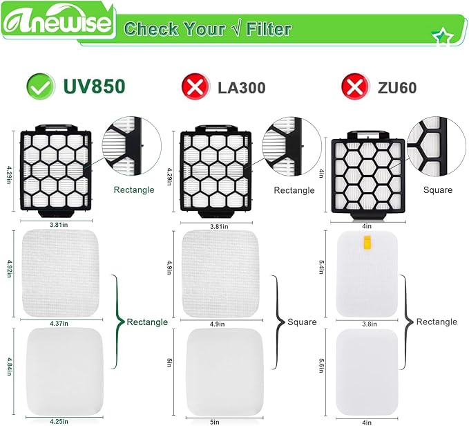 Anewise Filter Brush Belt Replacement Parts - Image 3
