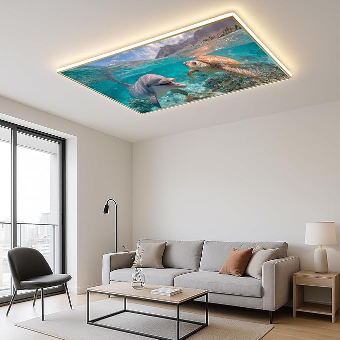 2 Pack Fluorescent Light Covers 4x2 ft Magnetic Light Covers - Image 7