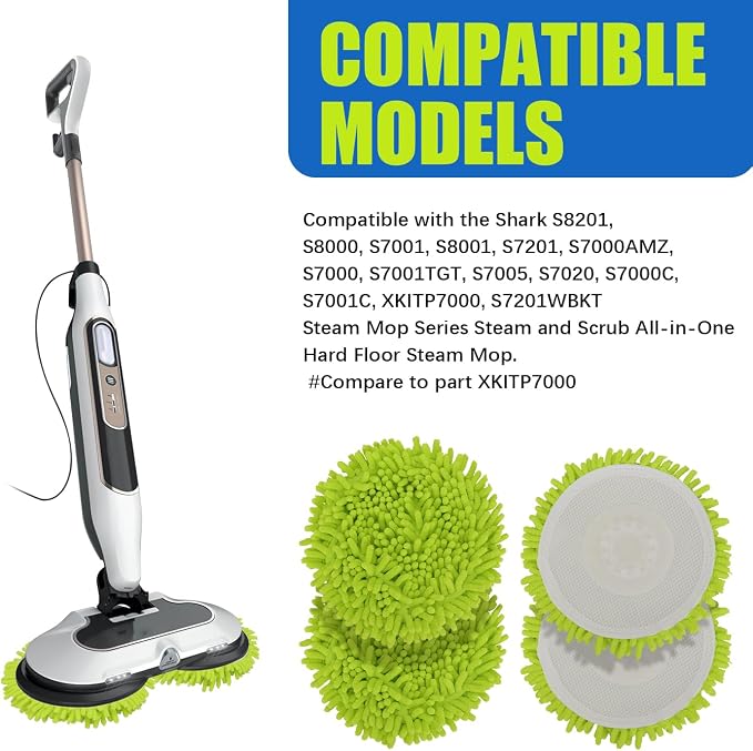 Microfiber Chenilles Pads for Shark Steamer S7001 s7020 s7000amz s7000 s7001tgt - Image 3