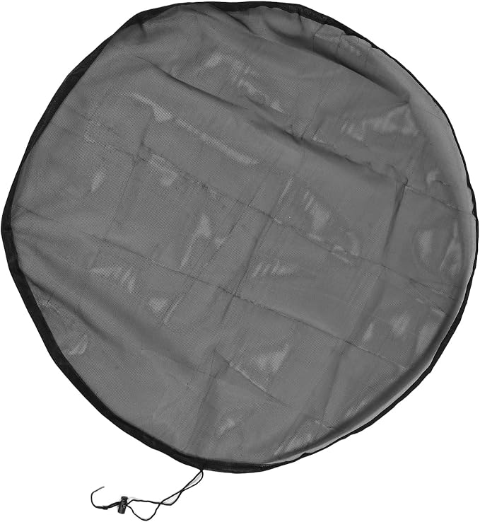 Rain Mesh Cover, Mesh Cover for Rain Barrels, Drawstring Leaf Filter Water - Image 7
