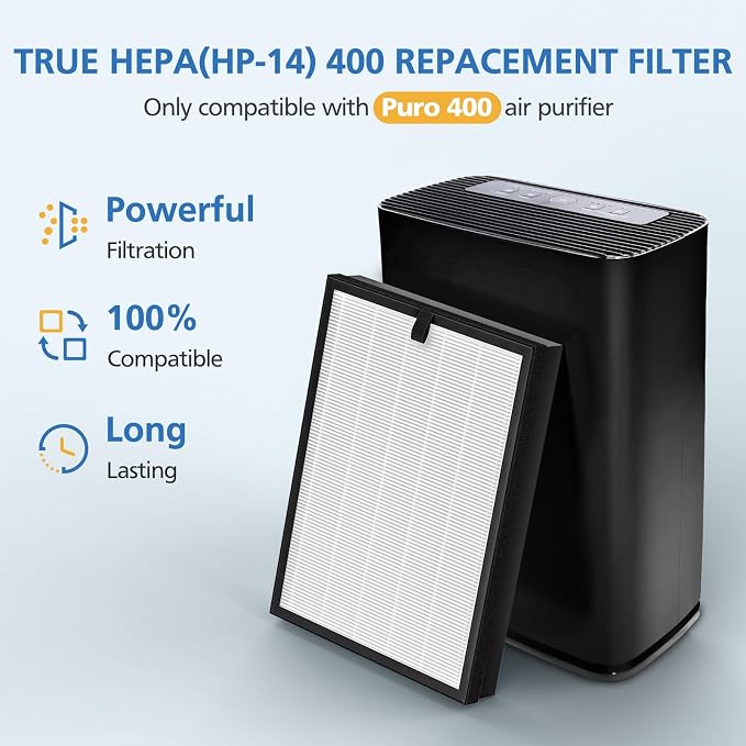400 Air Purifier Replacement Filter True HP-14 HEPA Filter Compatible - Image 3
