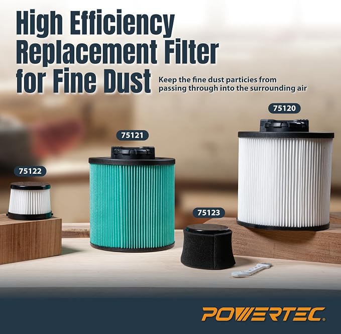 POWERTEC DXVC6914 HEPA Cartridge Filter - Image 6