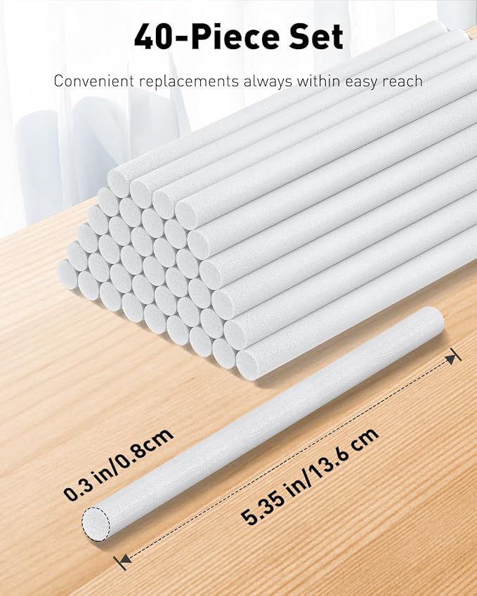 Pawfly 40 Pcs Humidifier Sticks, 5.35 Inch Mini Humidifier Filter Replacement - Image 5