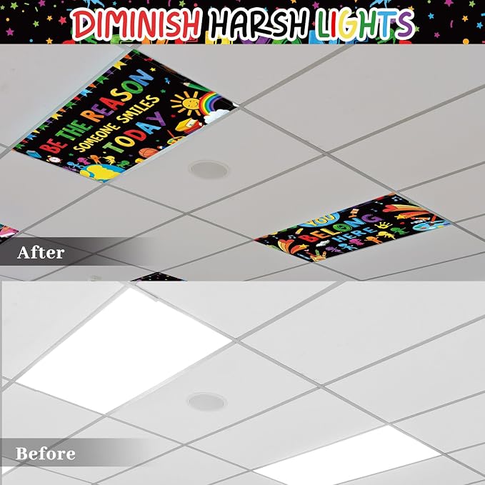 ROCEEI Pack of 4 Fluorescent Light Covers - Image 4