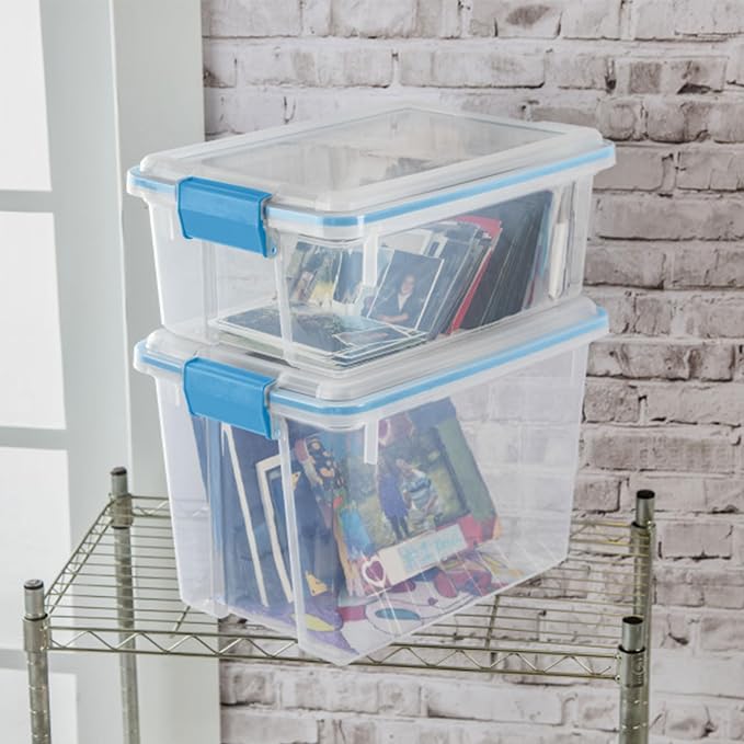 Sterilite 6-Pack Gasket Box, Weather-Resistant Storage Bins - Image 5