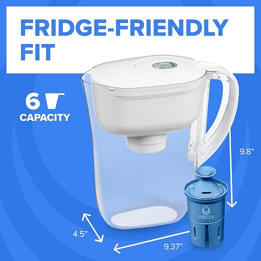 Brita Water Pitcher, Metro Elite Filter, Removes 99% of Lead, Includes 1 Filter - Image 7