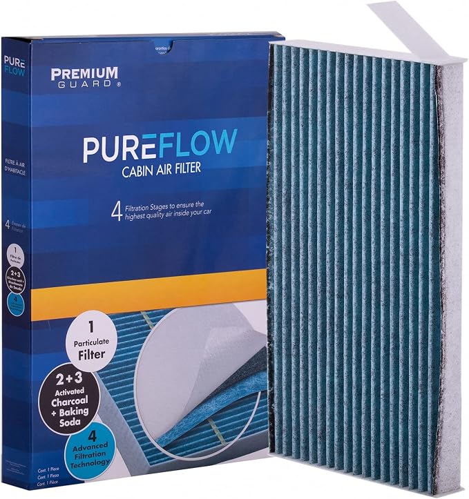PUREFLOW PC4012X Cabin Air Filter | Fits 2013-2019 Nissan Sentra 1.8L; by PremiumGuard