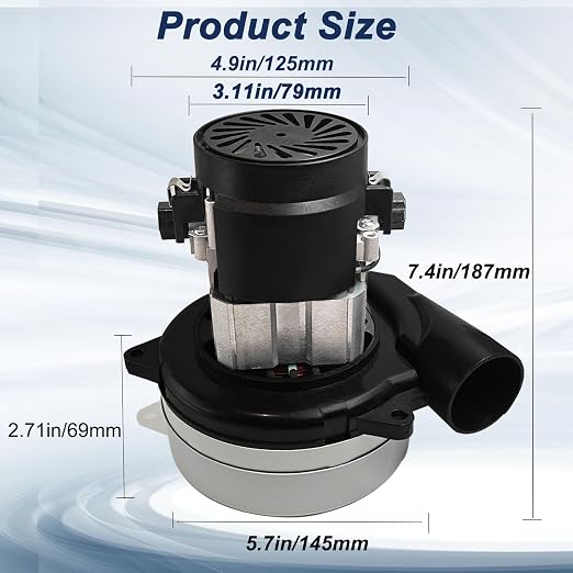 116472-13/116472-00 Vacuum Motor, Electric Vacuums Pump Blower Motor - Image 3