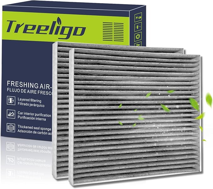 Treeligo 2 PACK CF10374 Cabin Air Filter Compatible by AutomotivePartsBuyNow