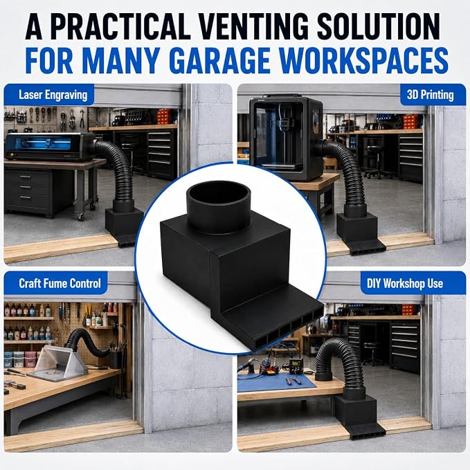 Garage Door Vent Exhaust Adapter - Image 7