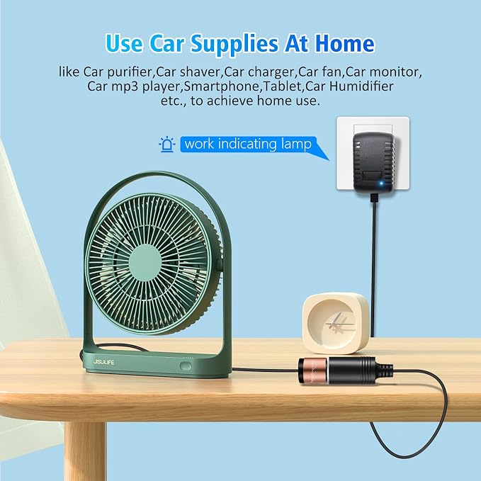 AC to DC Converter 2A 24W, Car Cigarette Lighter Adapter - Image 7
