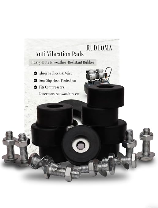 Anti Vibration Rubber Feet, Mechanical Vibration Damping Pads & Bumpers by Unknown