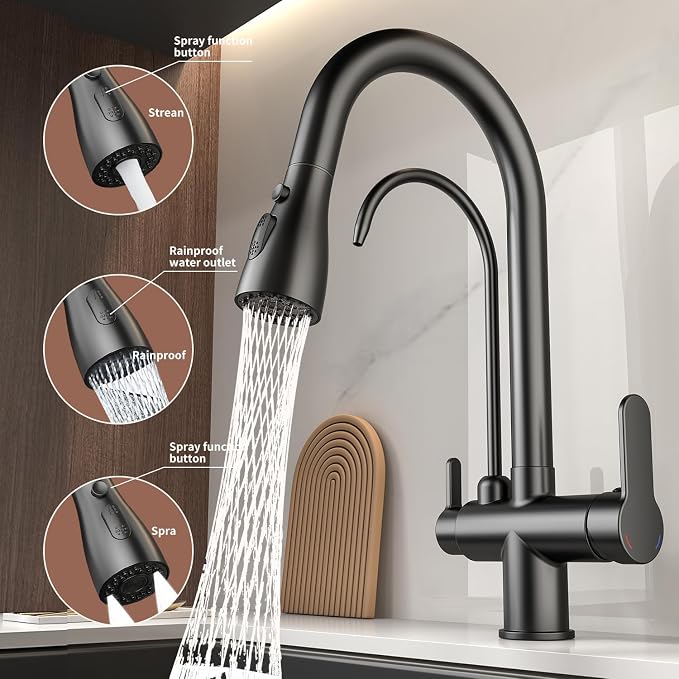 Kitchen Sink Faucet with Pull - Image 2