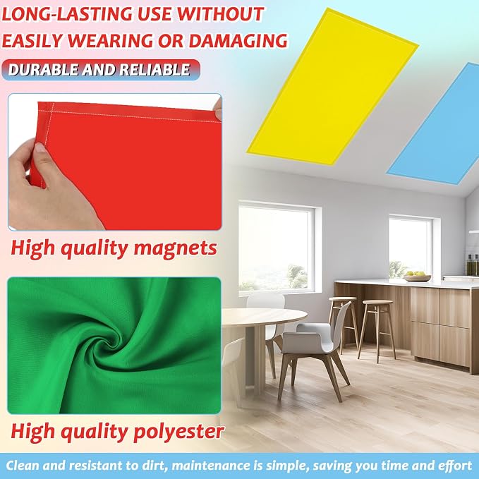 8 Pcs Fluorescent Light Covers - Image 3