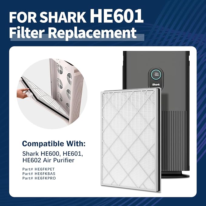 HE601 True HEPA Replacement Filter Compatible - Image 4