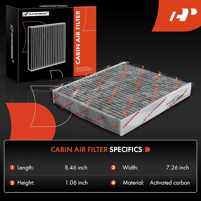 A-Premium 2-PC Cabin Air Filter - Image 2