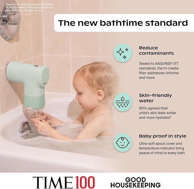 Canopy Baby Bath Tub Filter – Gentler Water Filtration - Image 3