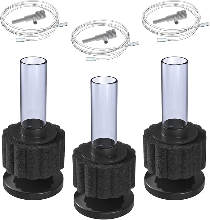 Pawfly Aquarium Nano Bio Sponge Filter Quiet Betta Fry Shrimp Foam Filter Kit by Pawfly