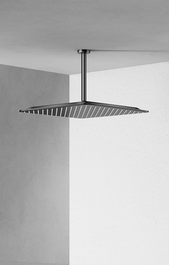 VBFF-Shower Head,rain shower head, 16 inch- Square Shower Head, 1.8 GPM Flow Rate, rainfall showerhead,VBFF10 (Matte Black)