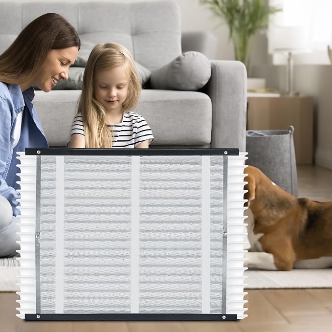 VEVOR 20x25x4 Furnace Air Filter, MERV 11 Pleated HVAC AC Replacement, - Image 8